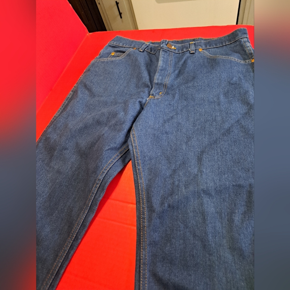 Classic Blue Bootcut Denim with Zipper Fly